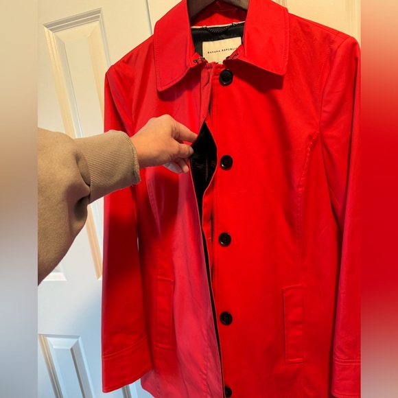 Banana Republic Trench Jacket Size Large - Picture 4 of 15